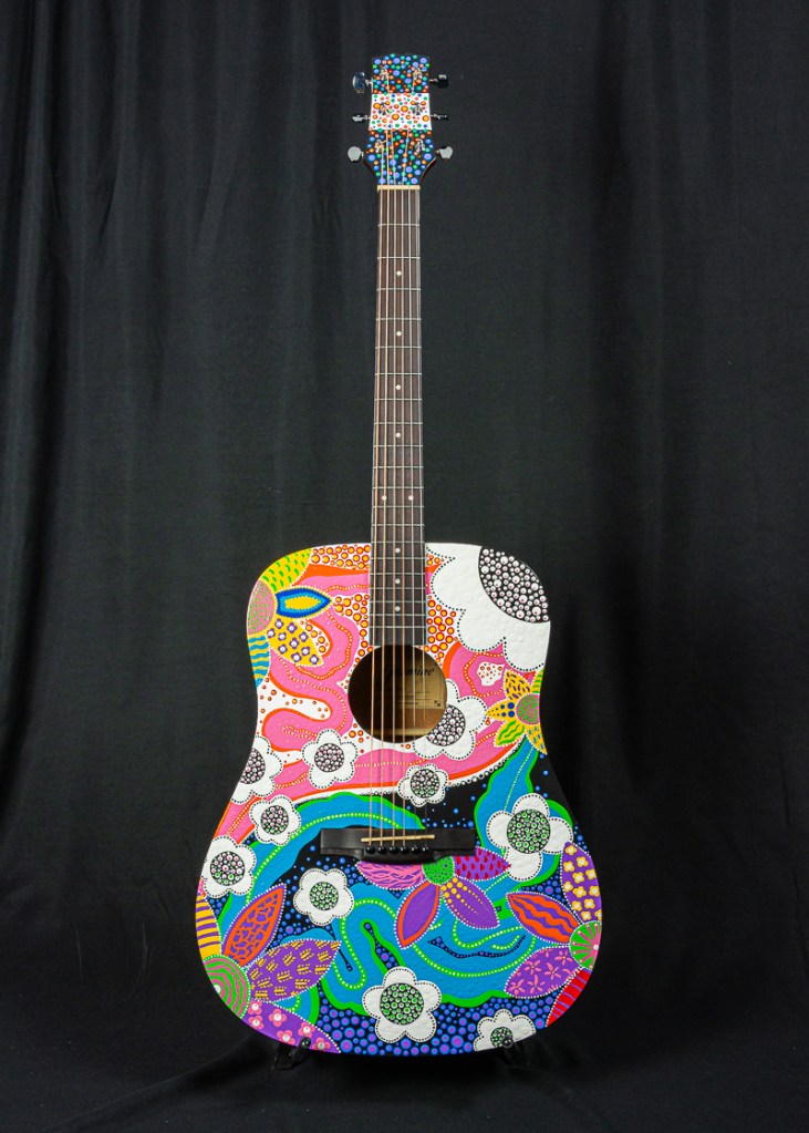 Playable Pop Art Guitar, "Come Together"