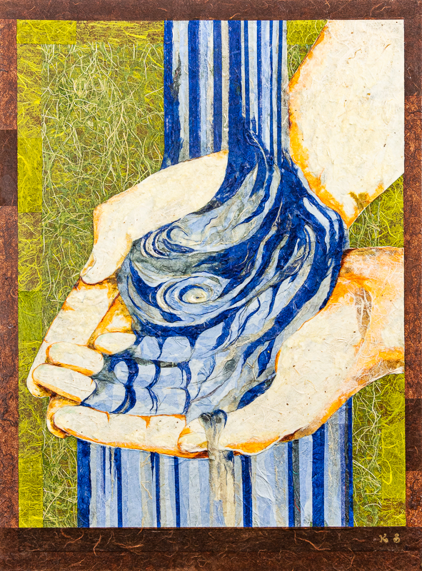 Paper Collage, "Enough"